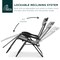 Best Choice Products Oversized Zero Gravity Chair, Folding Outdoor Patio Recliner w/ Cup Holder